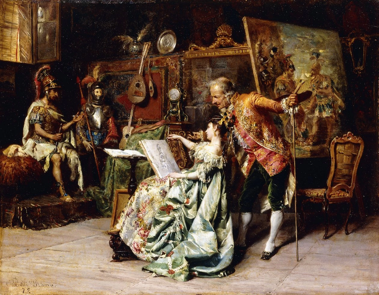 Cesare Detti - Nello Studio dell'Artista